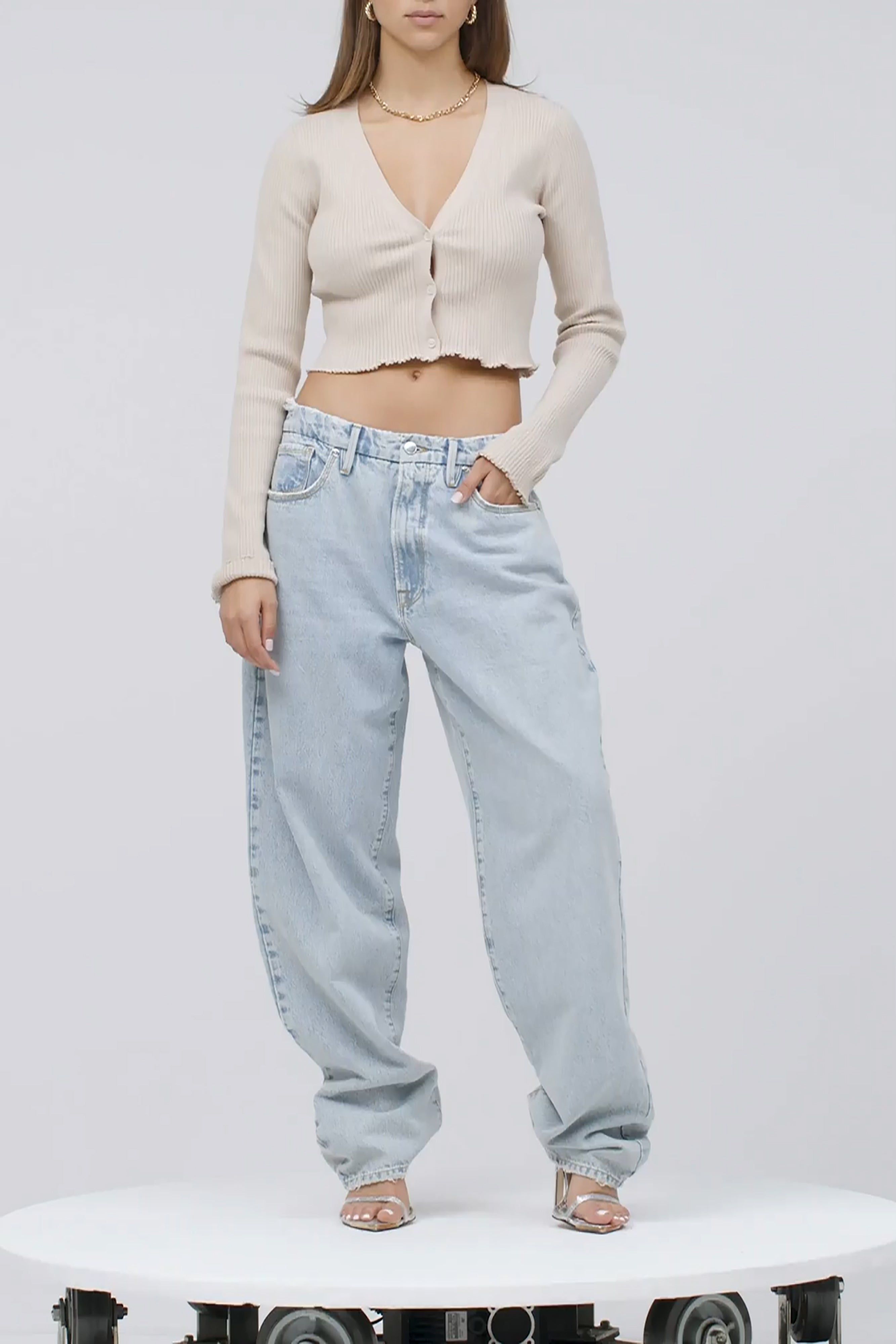 GOOD '90s LOOSE JEANS | BLUE725 sold by Good American product image thumbnail 14