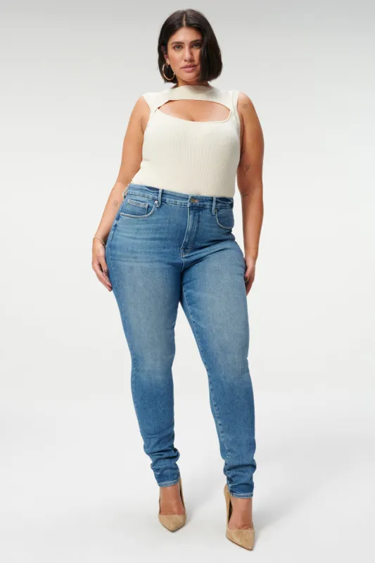 GOOD LEGS SKINNY JEANS | BLUE815 sold by Good American
