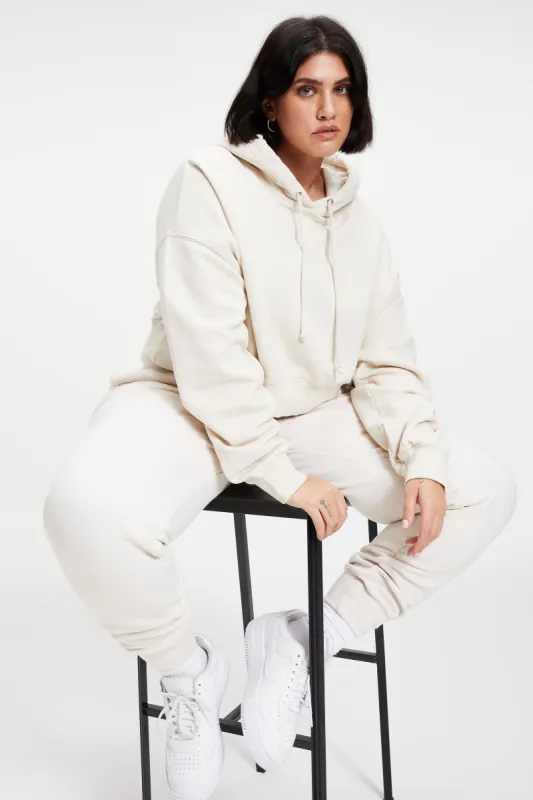 CROPPED & COOL HOODIE | BONE001 sold by Good American