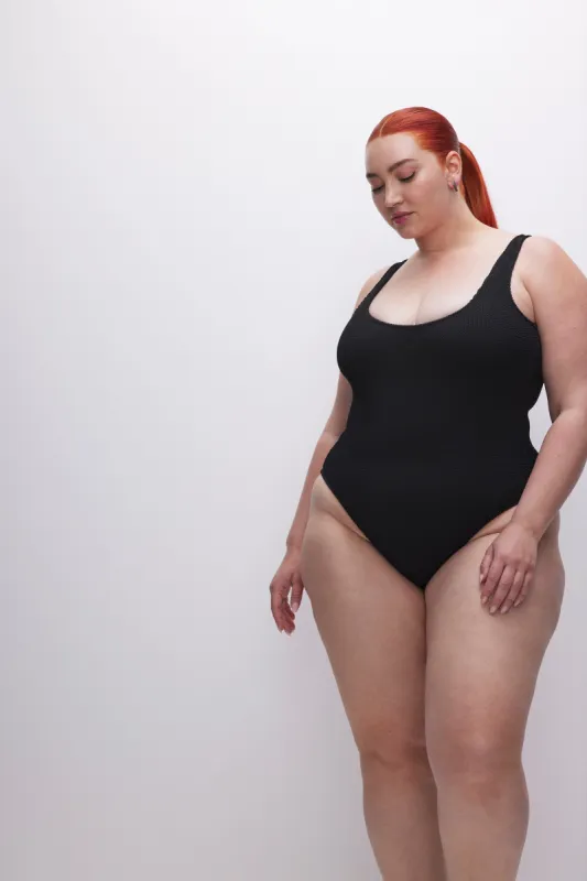 ALWAYS FITS MODERN TANK SWIMSUIT | BLACK001 sold by Good American