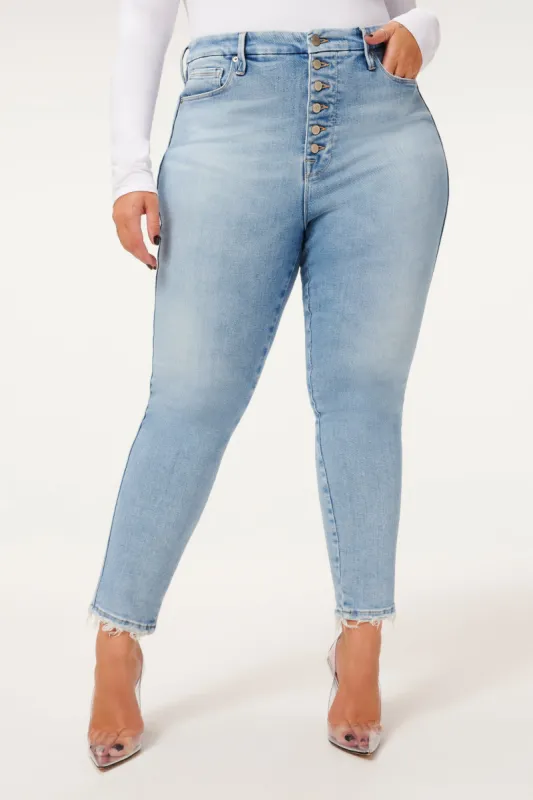 GOOD CURVE SKINNY JEANS | BLUE861 sold by Good American