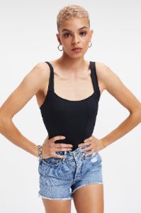 SCUBA CONTOUR BODYSUIT | BLACK001 sold by Good American