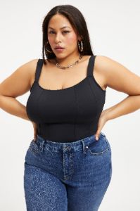 SCUBA CONTOUR BODYSUIT | BLACK001 sold by Good American