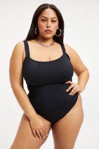 SCUBA CONTOUR BODYSUIT | BLACK001 sold by Good American