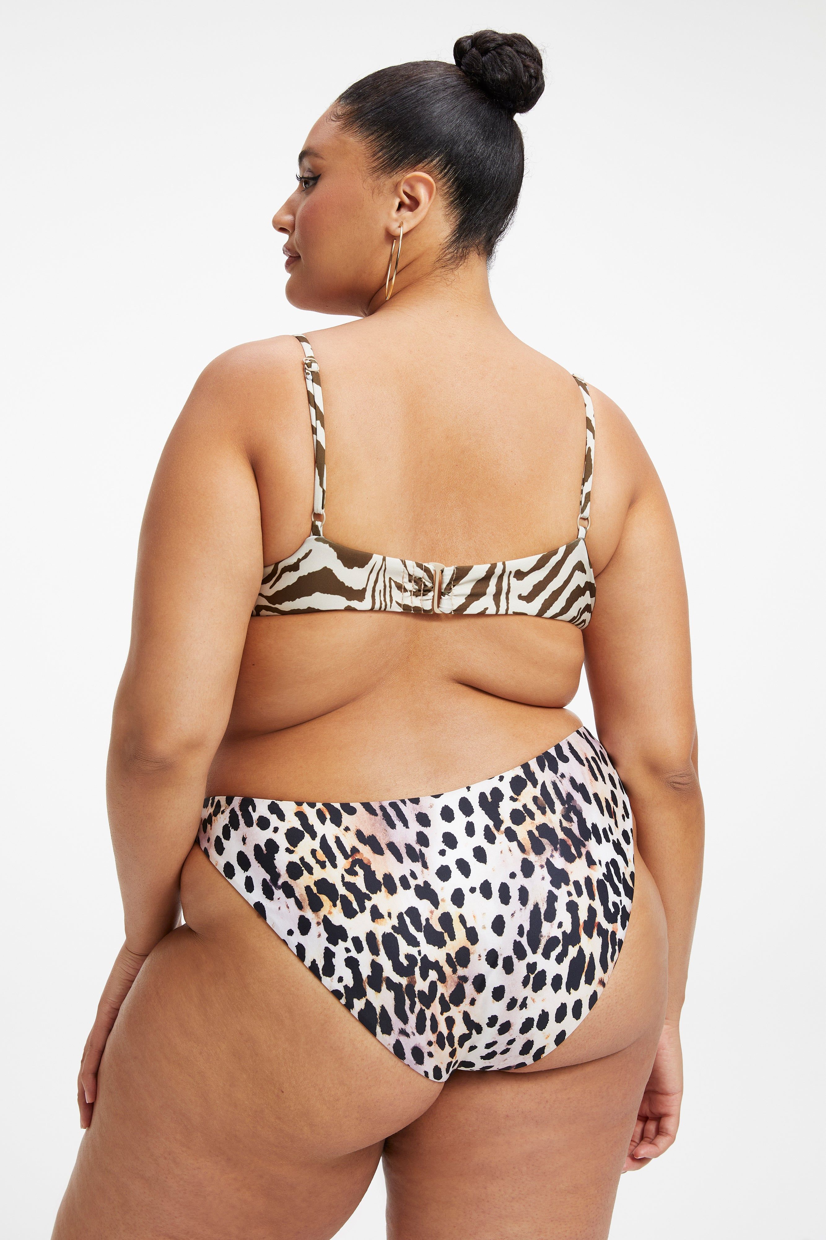 SATIN DEMI TOP | ZEBRA001 sold by Good American product image thumbnail 5