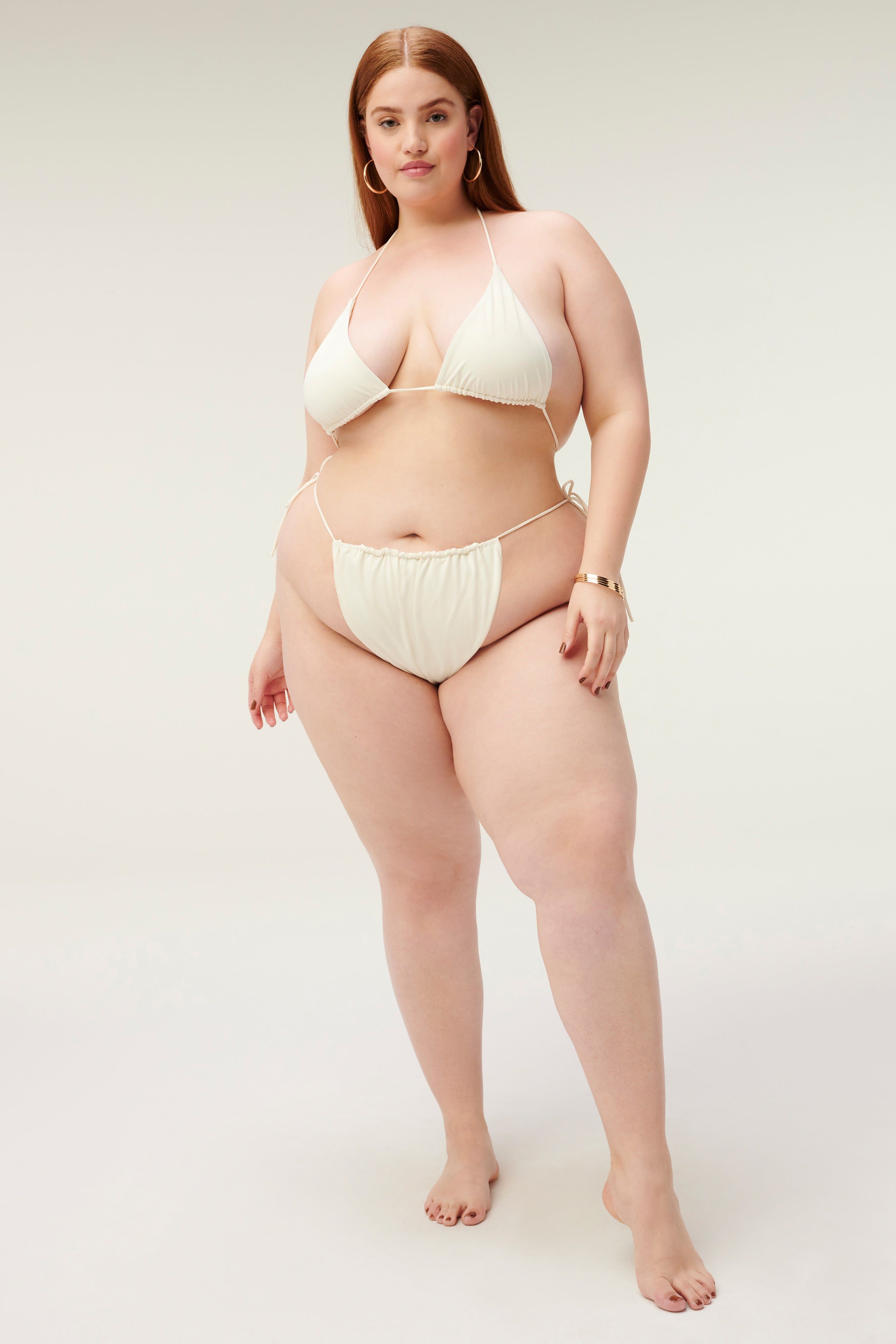 TINY TIES TOP | IVORY001 sold by Good American product image thumbnail 13