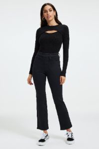 KNIT CUT-OUT TOP | BLACK001 sold by Good American