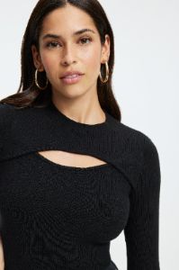 KNIT CUT-OUT TOP | BLACK001 sold by Good American