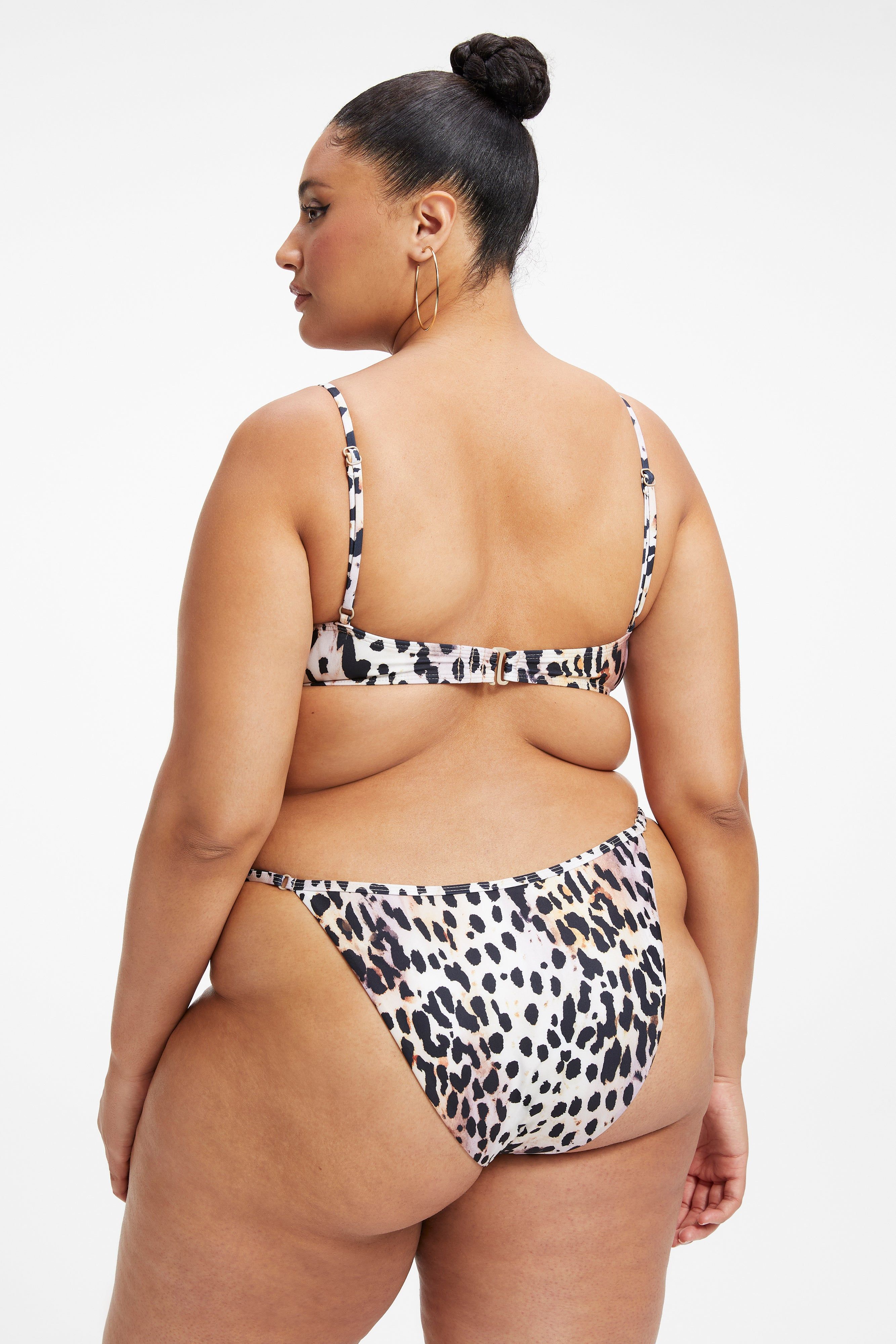 SATIN KHLOÉ TOP | ROSE CHEETAH001 sold by Good American product image thumbnail 5