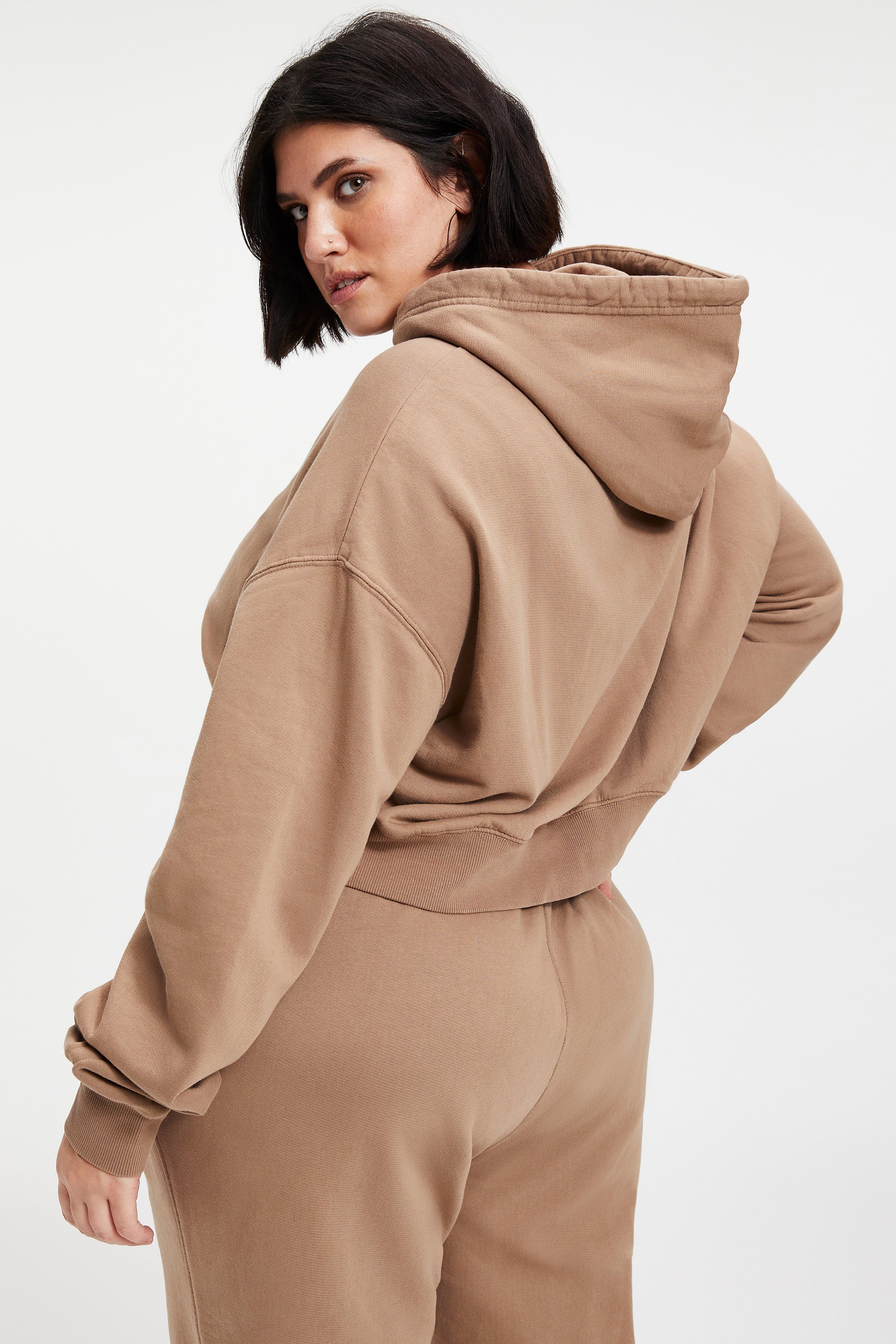 CROPPED & COOL HOODIE | PUTTY001 sold by Good American product image thumbnail 12