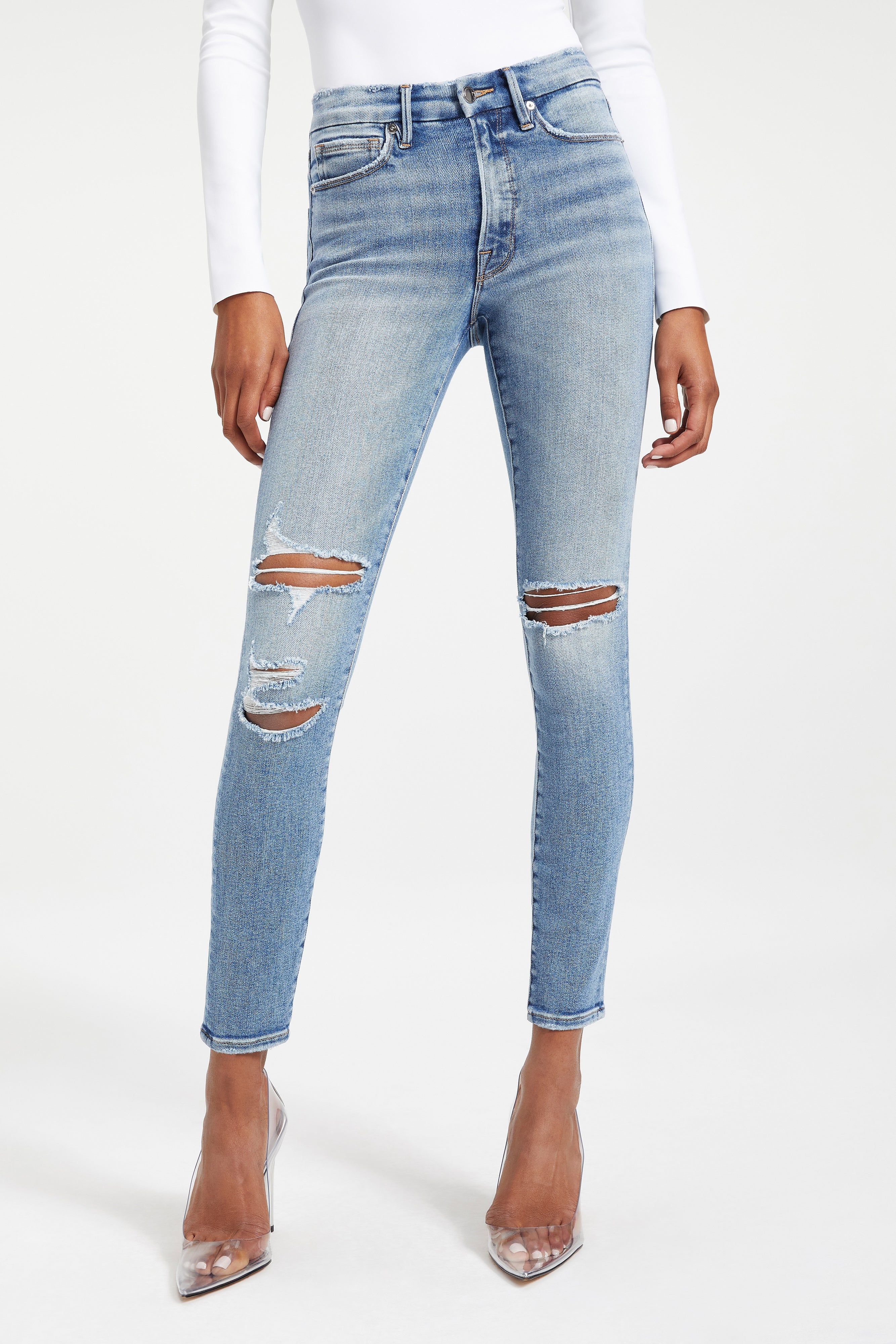 GOOD LEGS SKINNY JEANS | INDIGO094 sold by Good American