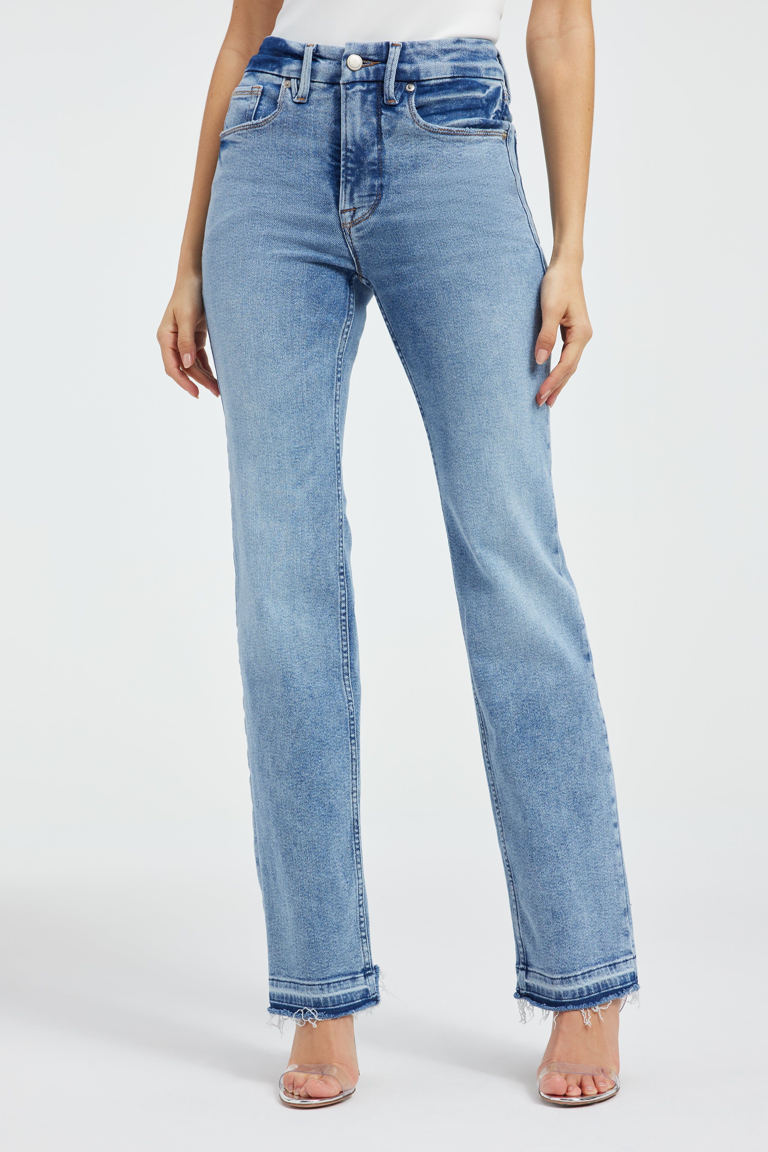 GOOD ICON JEANS | INDIGO481 sold by Good American