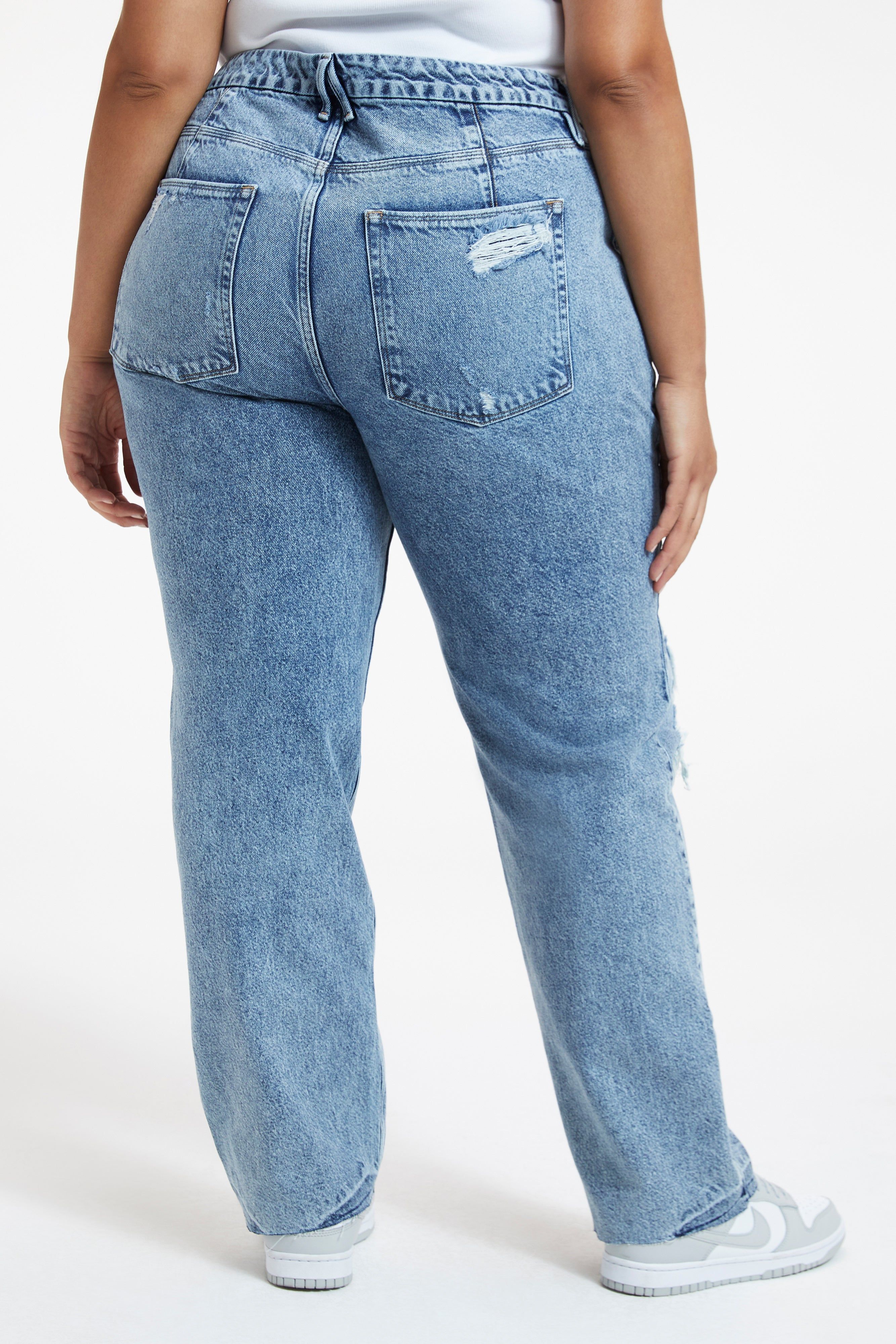 GOOD '90s JEANS | INDIGO245 sold by Good American product image thumbnail 5