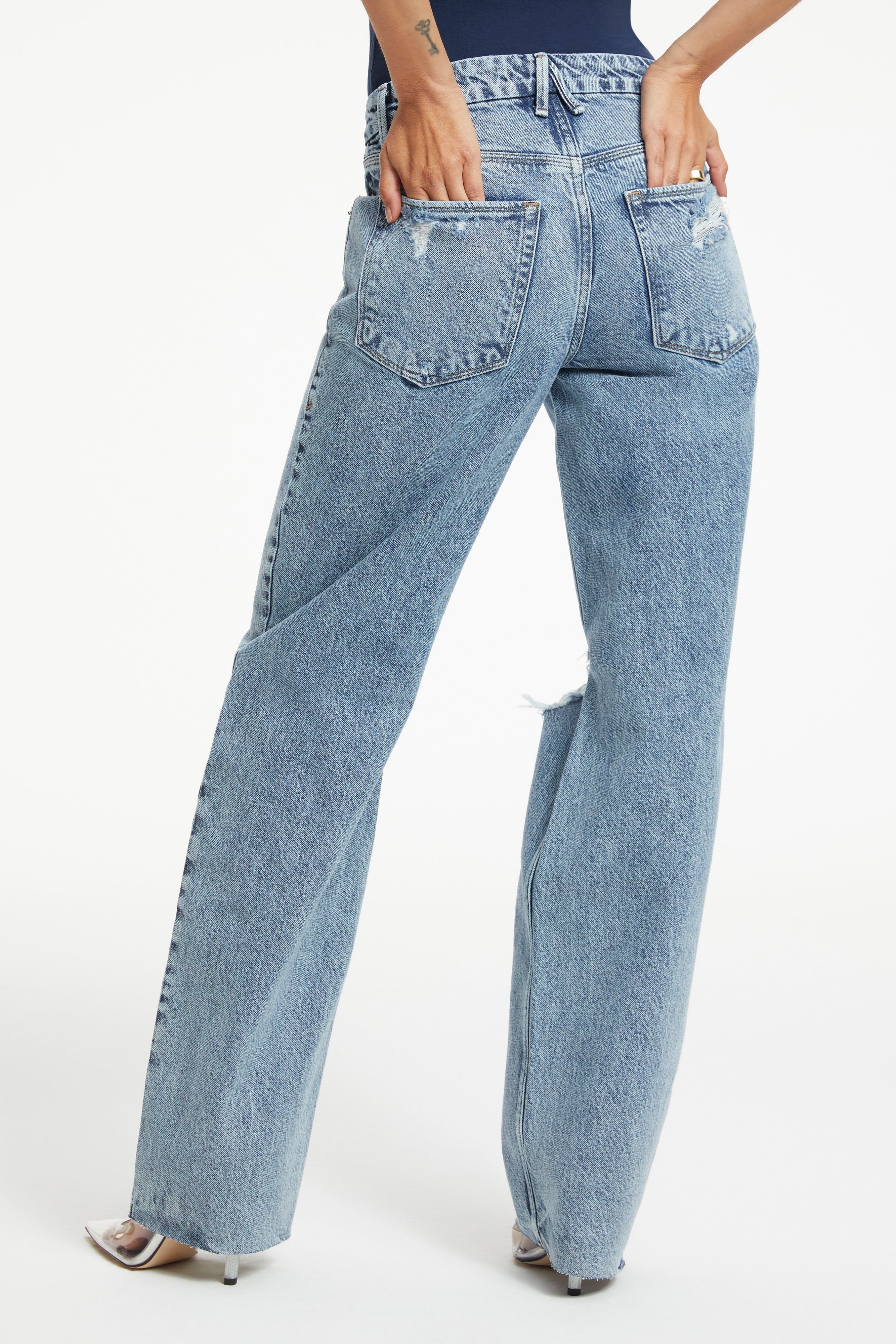 GOOD '90s JEANS | INDIGO245 sold by Good American product image thumbnail 10