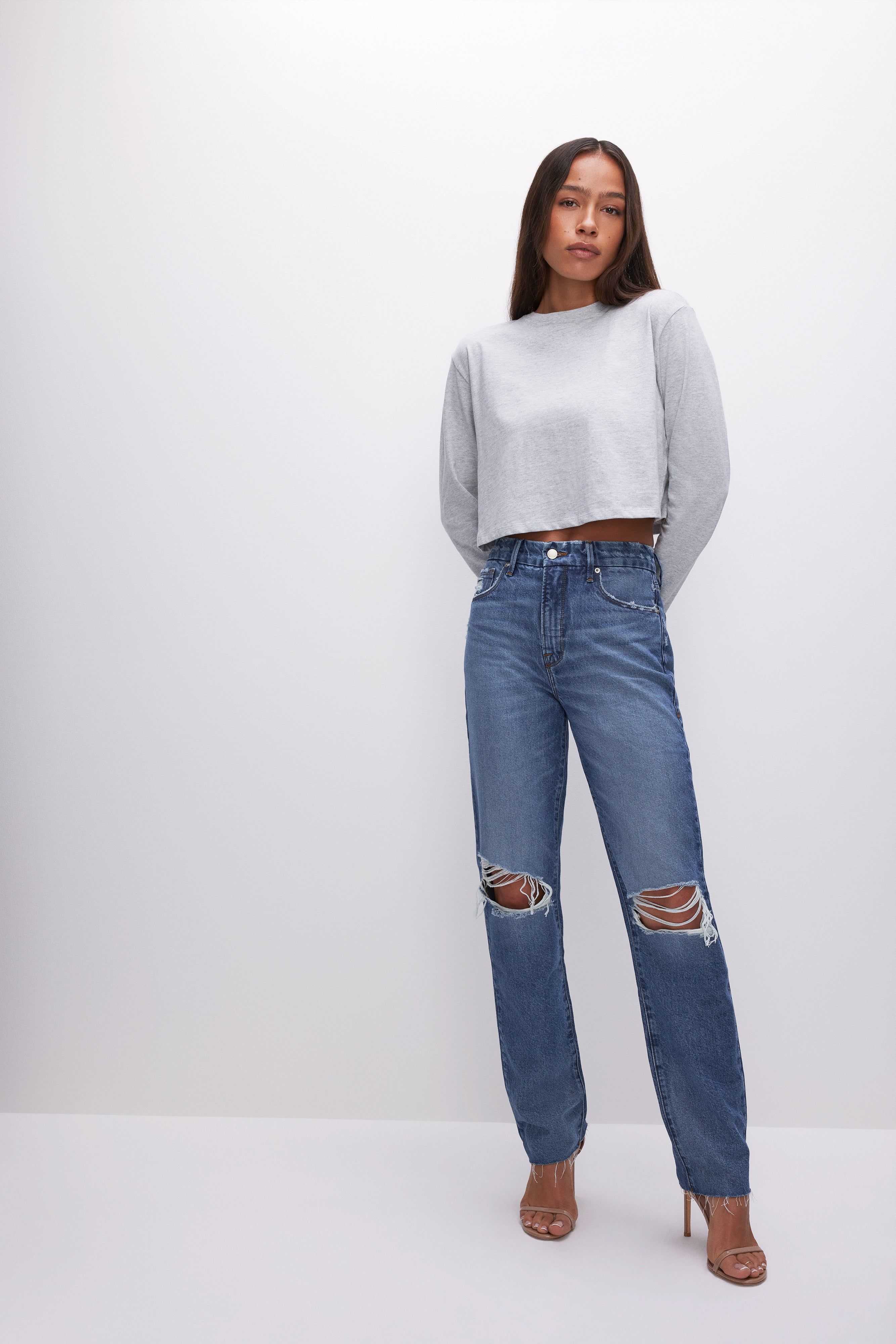 GOOD BOY JEANS | INDIGO462 sold by Good American