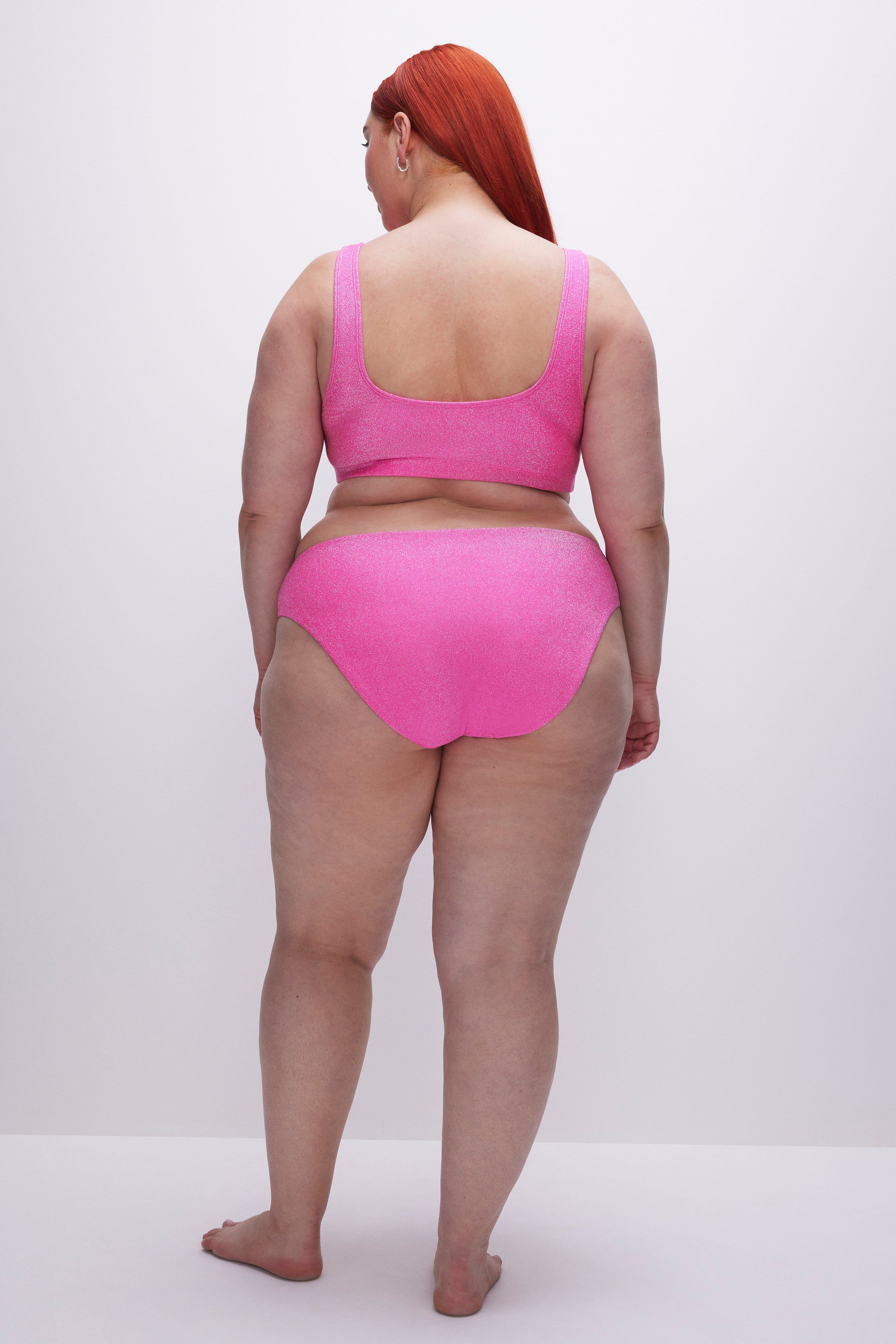 SPARKLE BIKINI BOTTOM | KNOCKOUTPINK001 sold by Good American product image thumbnail 9