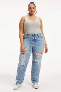 MICRO RIB TANK TOP | HEATHER GREY001 sold by Good American