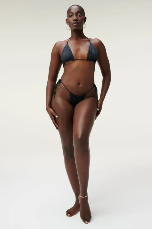 TINY TIES BOTTOM | BLACK001 sold by Good American