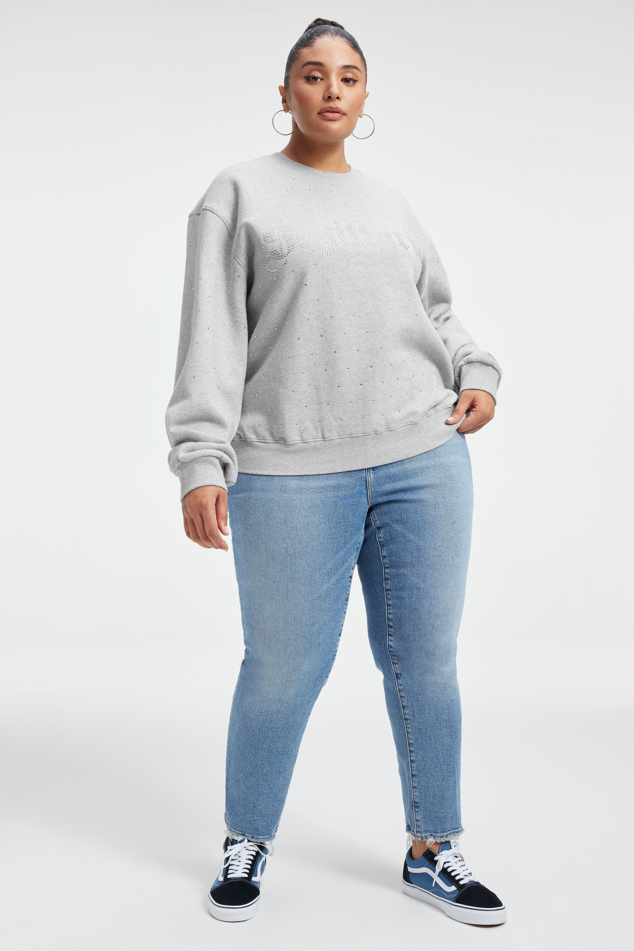 SAGITTARIUS BOYFRIEND SWEATSHIRT | SAGITTARIUS sold by Good American product image thumbnail 4