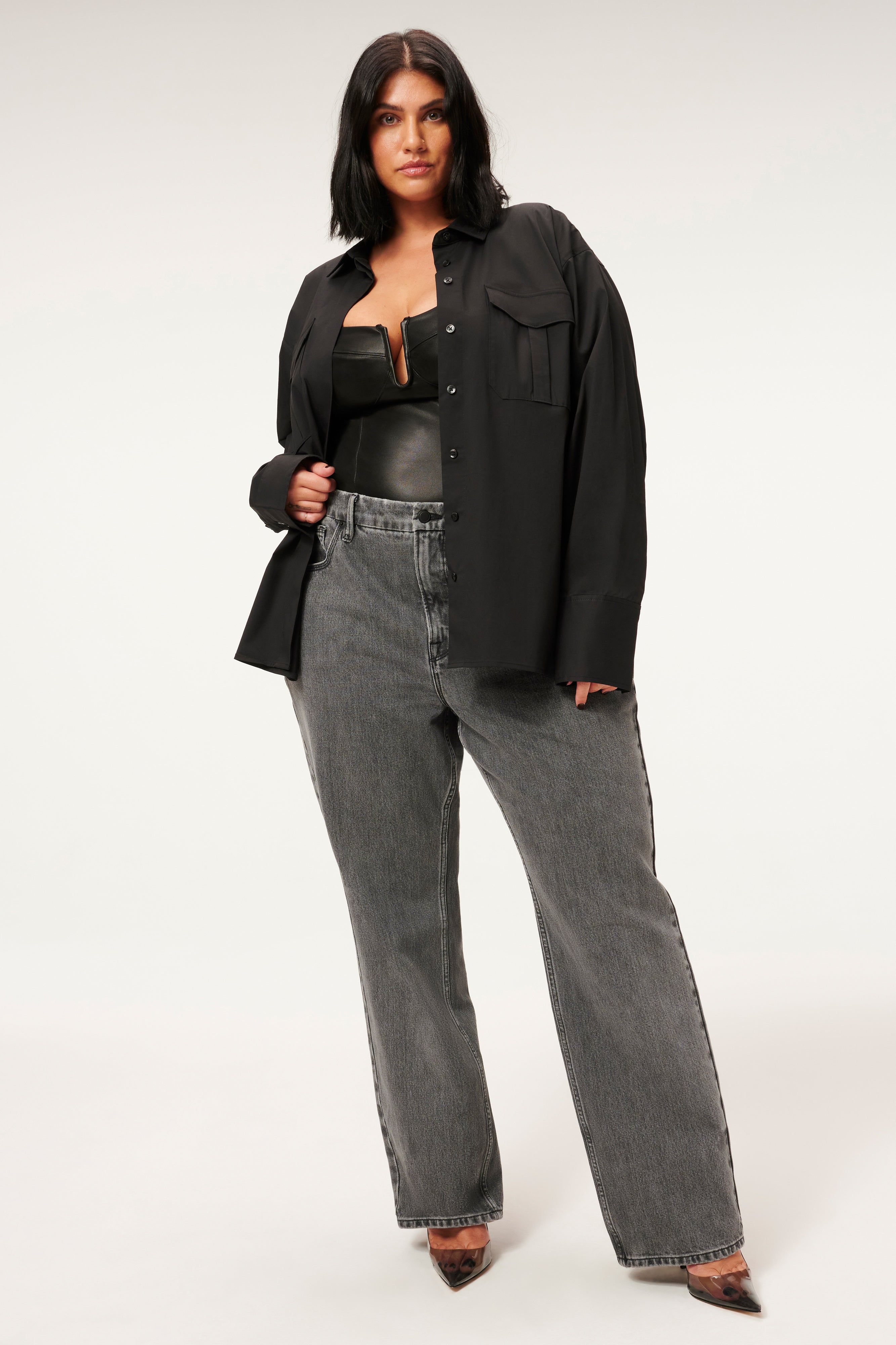 THE GOOD SHIRT | BLACK001 sold by Good American product image thumbnail 13