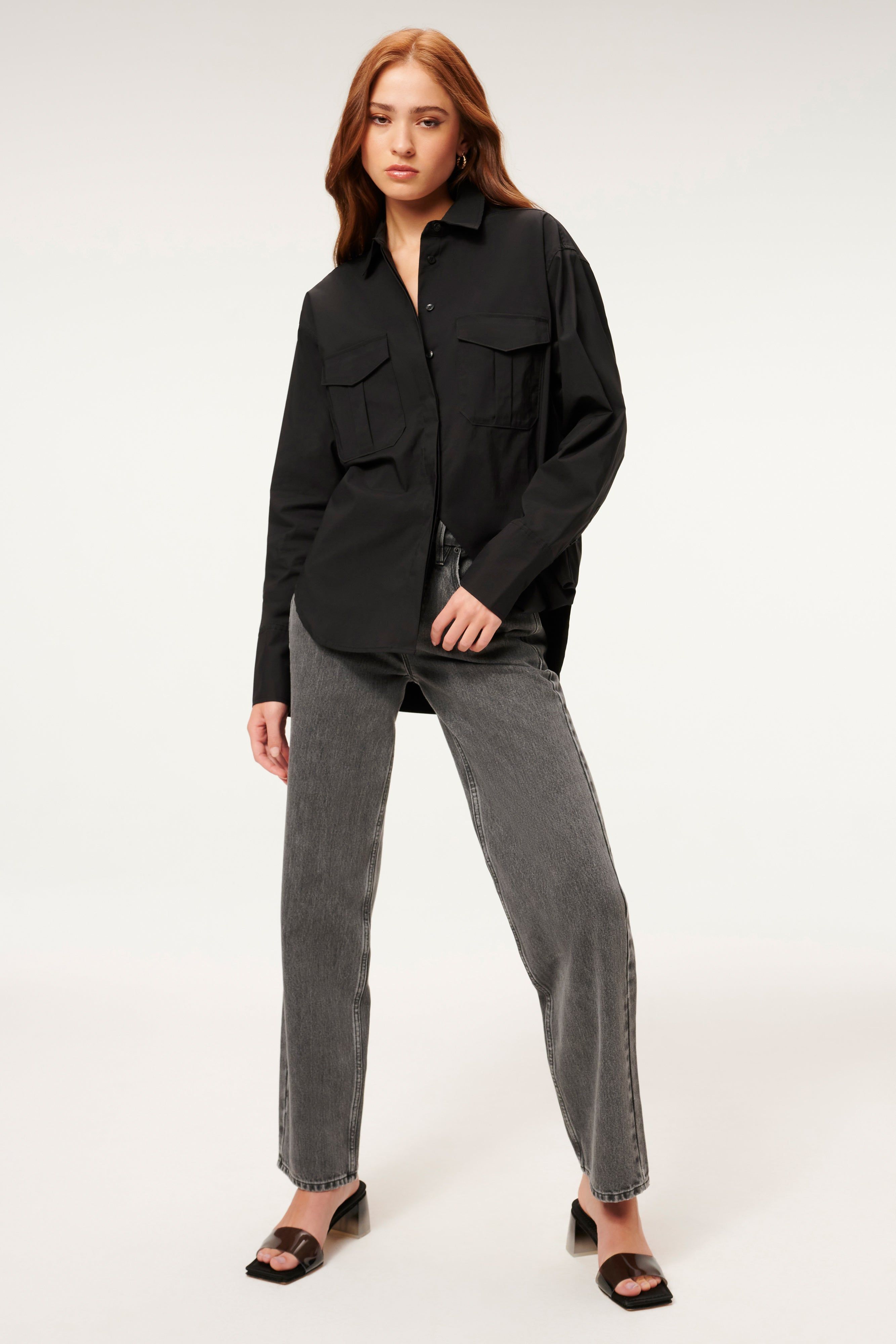 THE GOOD SHIRT | BLACK001 sold by Good American product image thumbnail 6