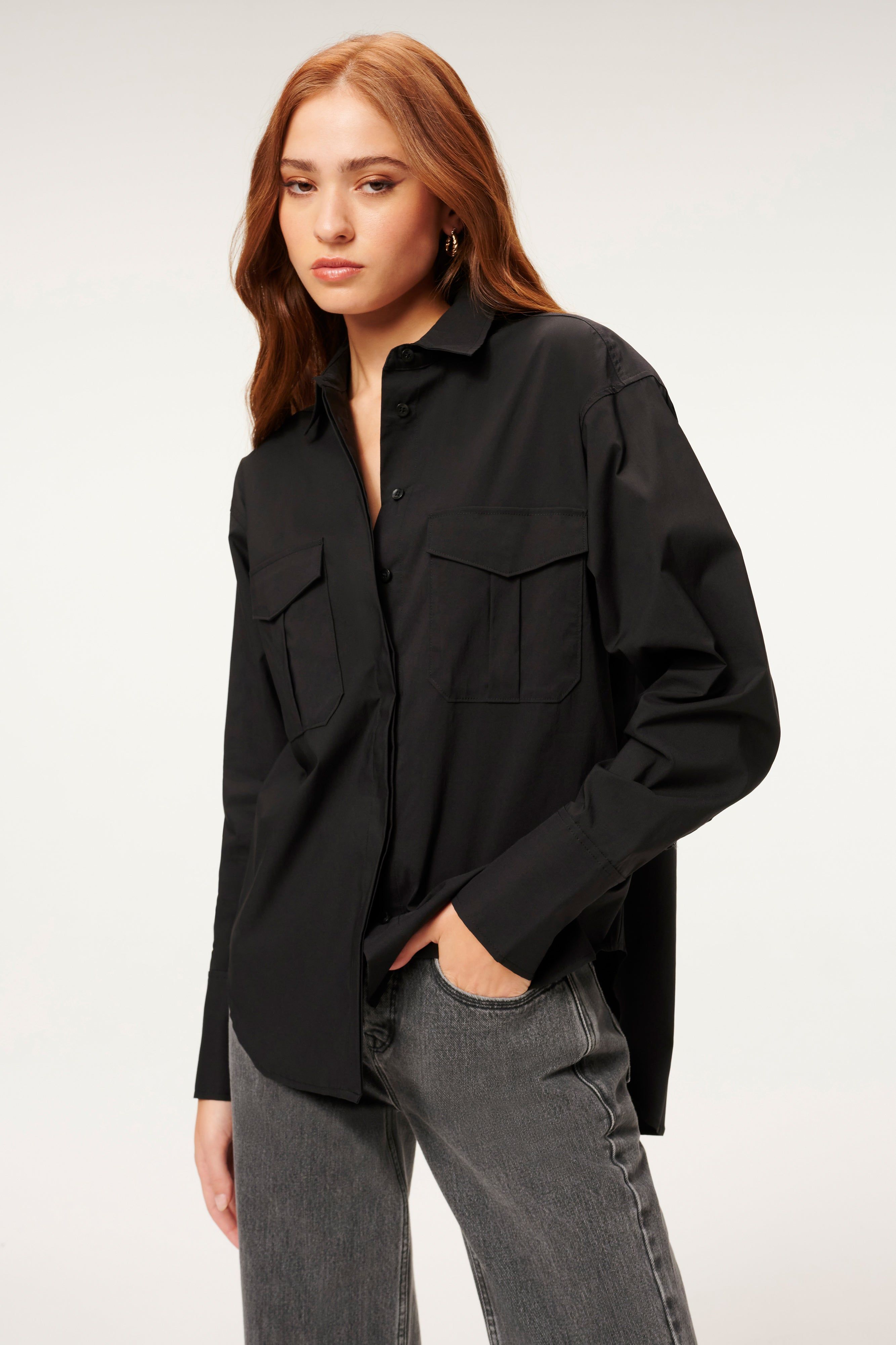 THE GOOD SHIRT | BLACK001 sold by Good American product image thumbnail 2