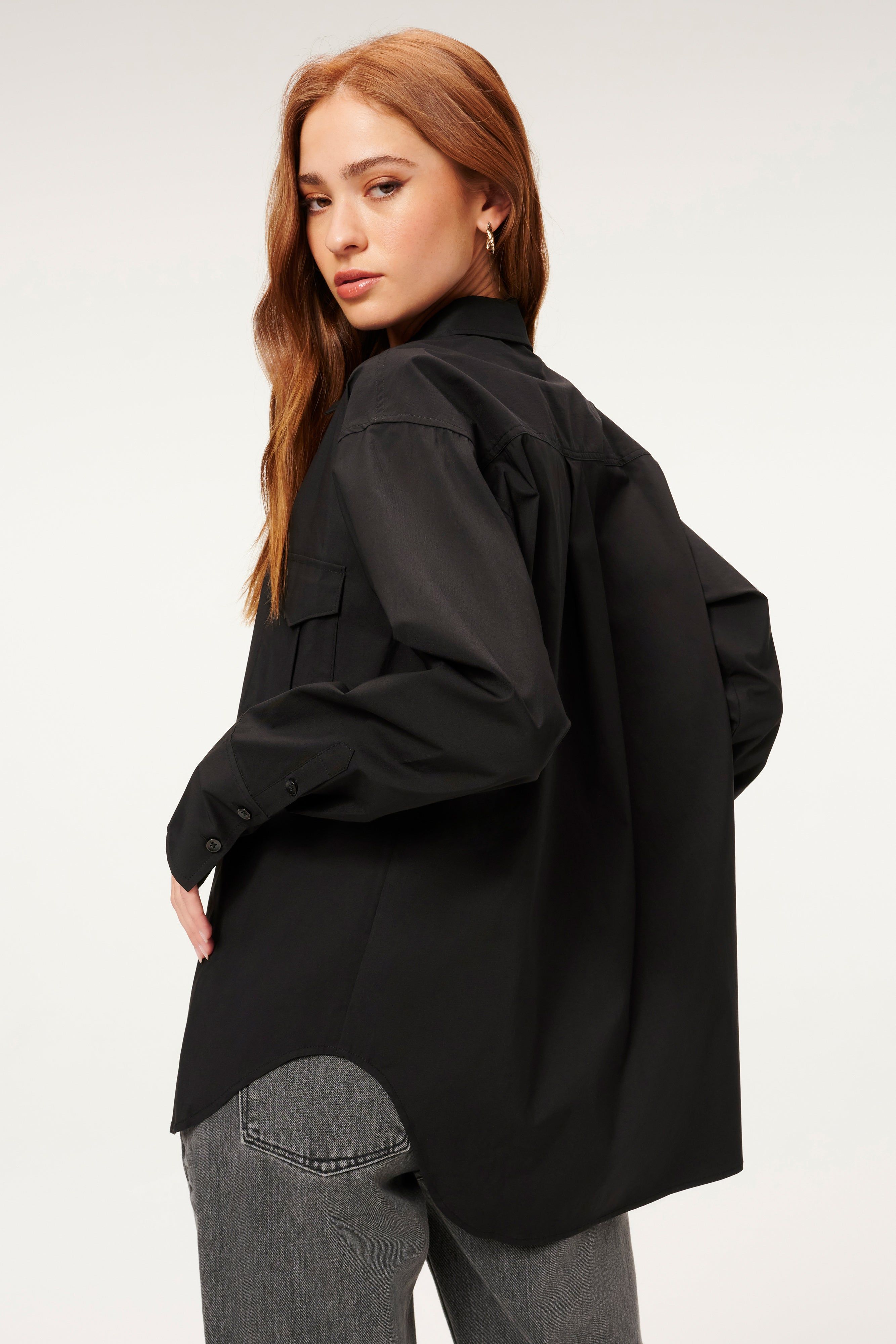 THE GOOD SHIRT | BLACK001 sold by Good American product image thumbnail 4