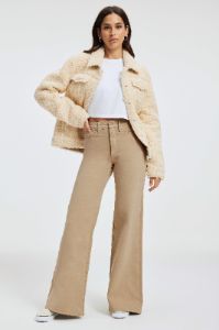 GOOD WAIST PALAZZO | POSTALKHAKI003 sold by Good American