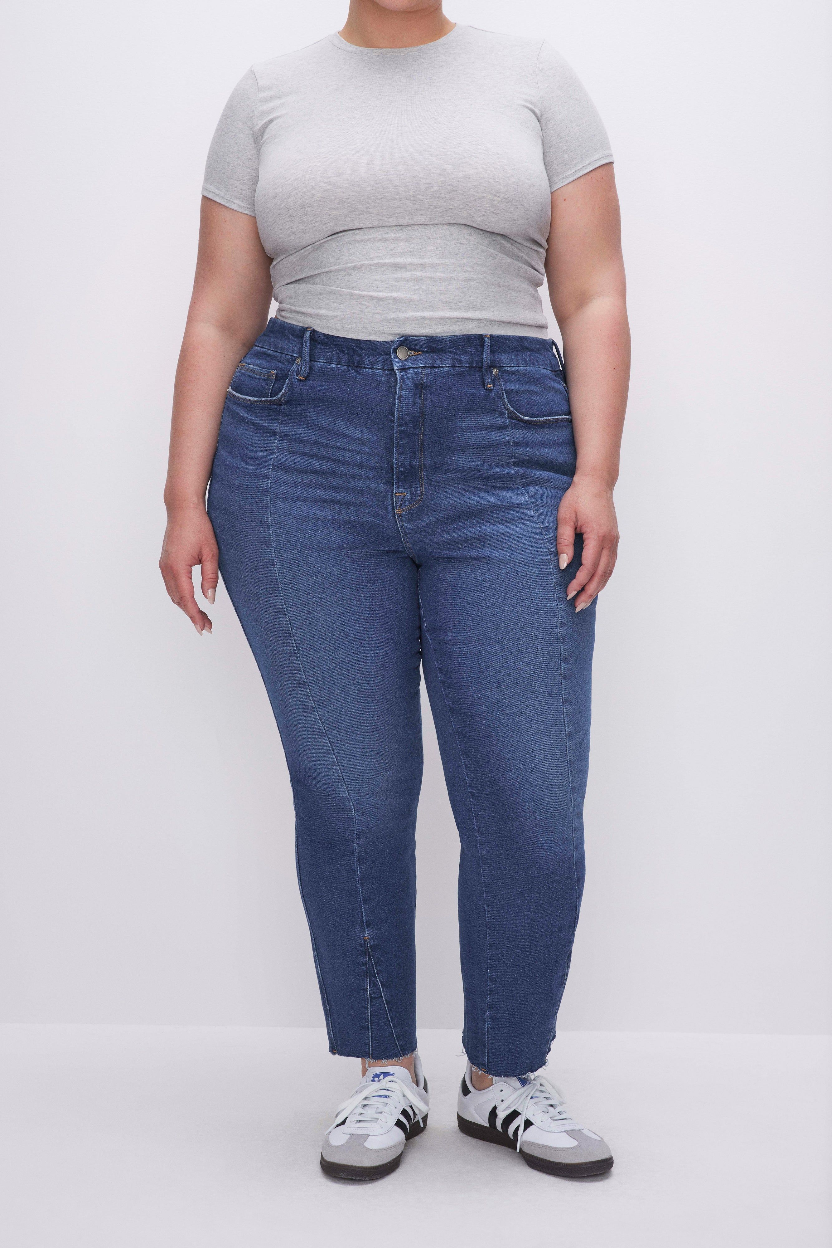 GOOD CURVE STRAIGHT JEANS | INDIGO461 sold by Good American product image thumbnail 7