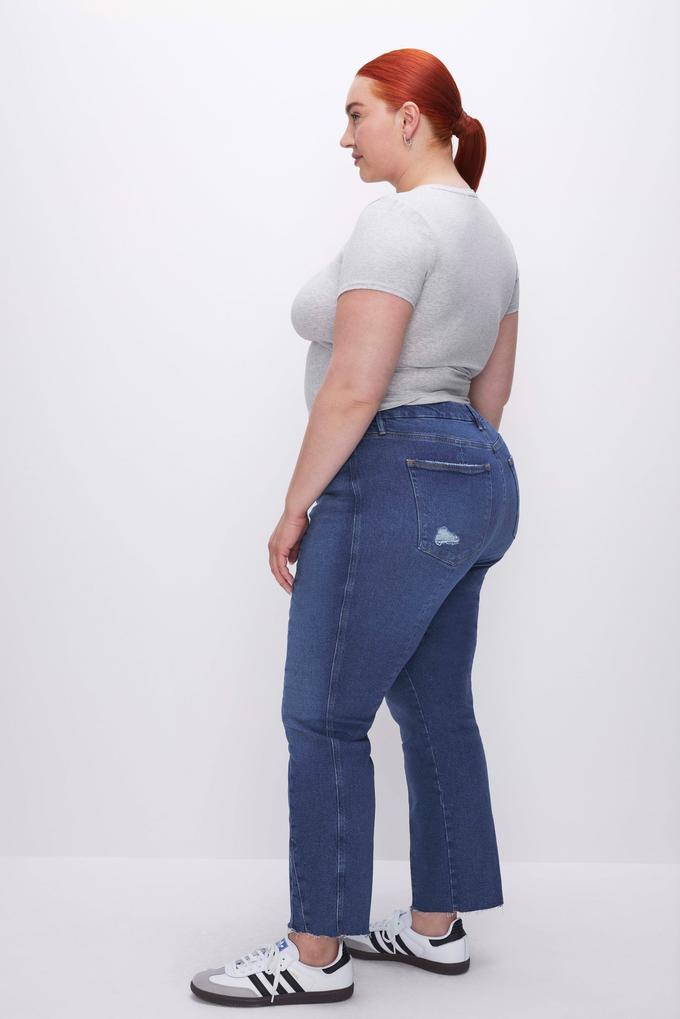 GOOD CURVE STRAIGHT JEANS | INDIGO461 sold by Good American product image thumbnail 9
