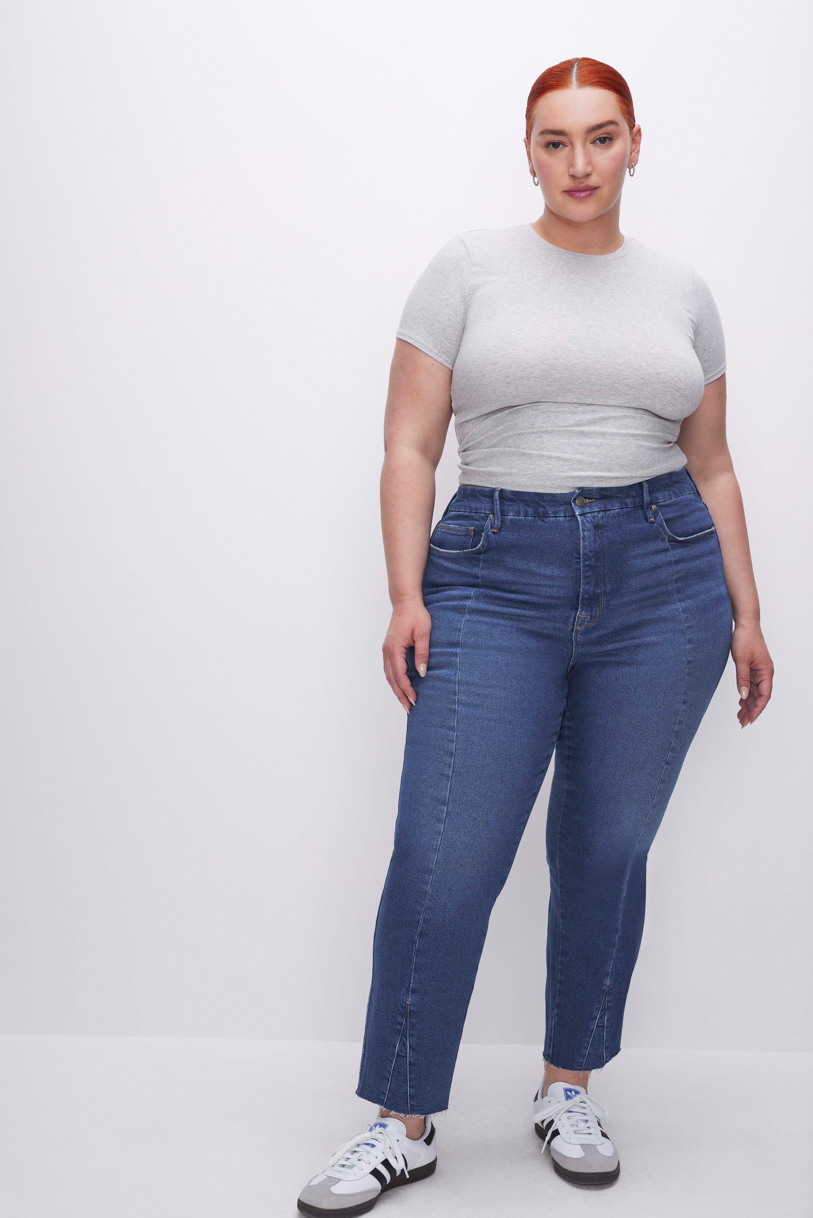 GOOD CURVE STRAIGHT JEANS | INDIGO461 sold by Good American product image thumbnail 8