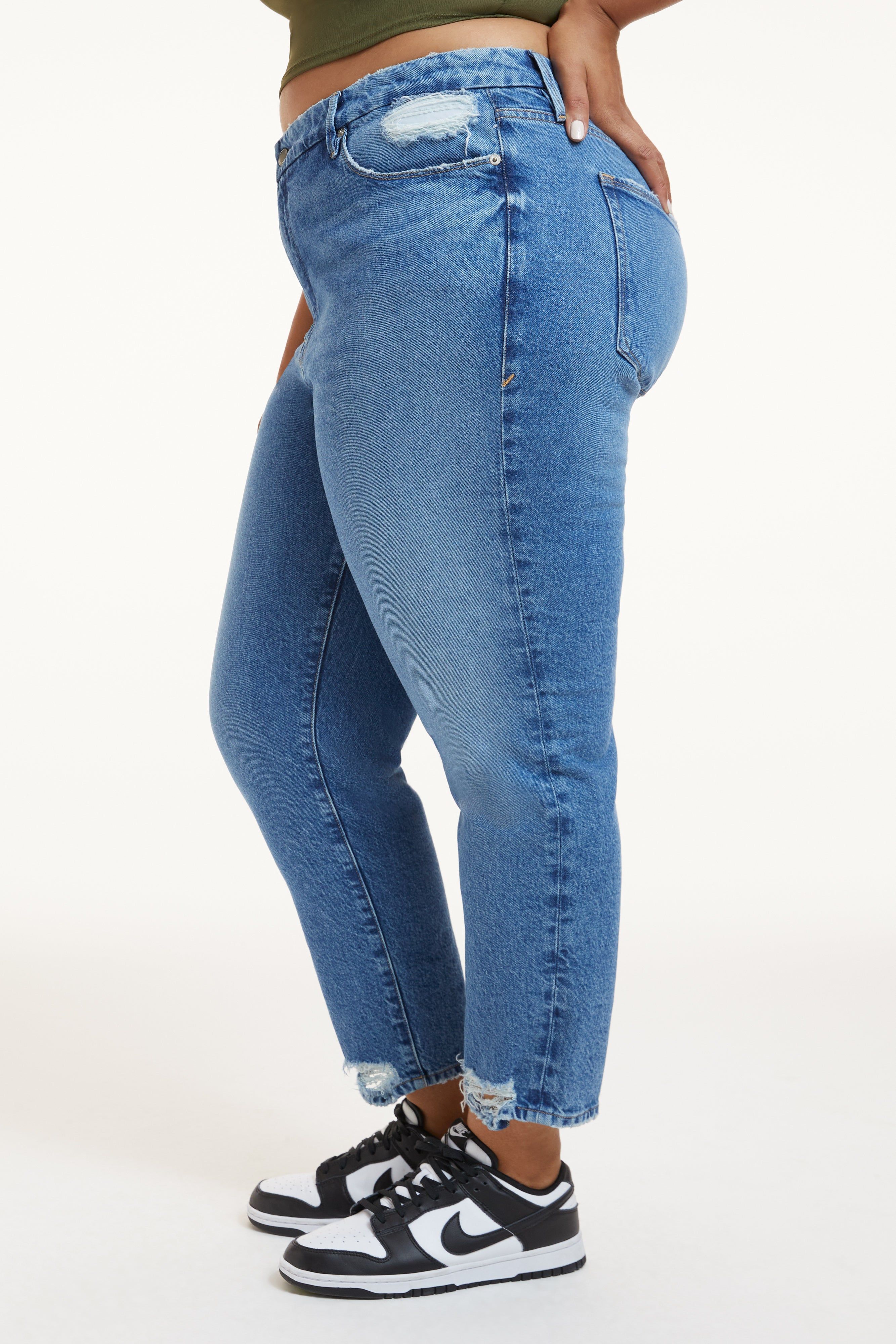 THE WEEKENDER JEANS | INDIGO250 sold by Good American product image thumbnail 14