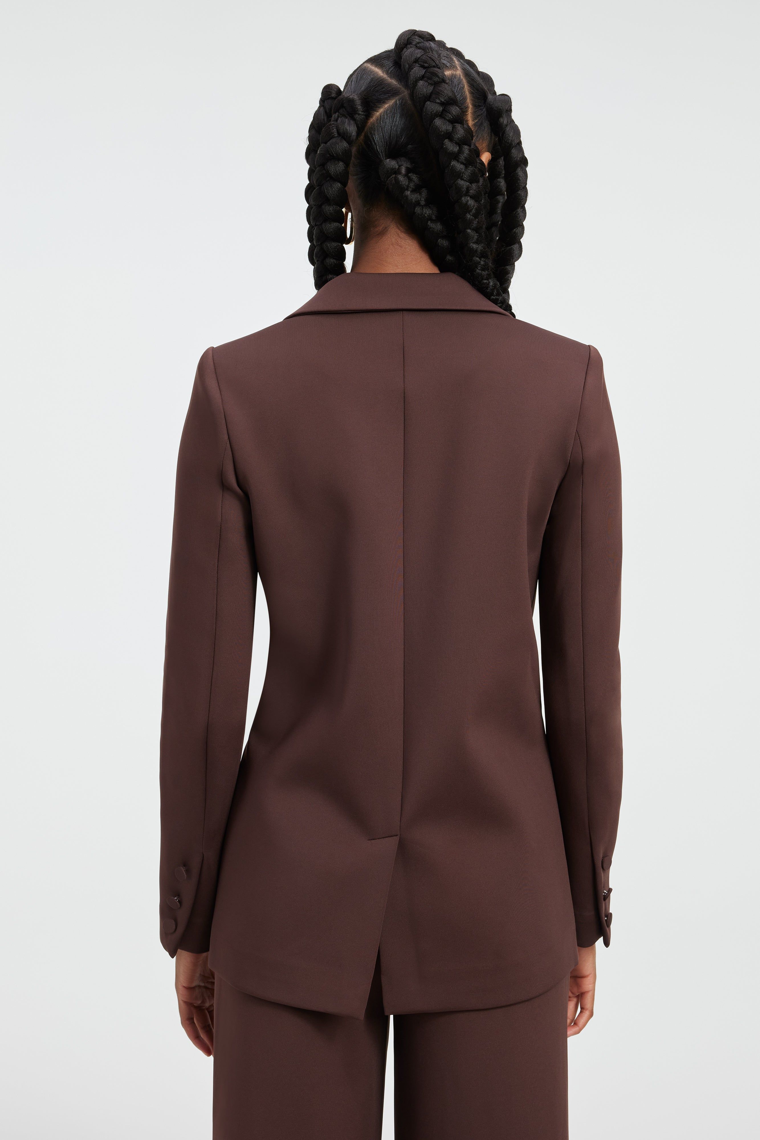 SCUBA 2.0 BLAZER | DARK COCOA sold by Good American product image thumbnail 3