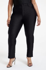 COMPRESSION SHINE STRAIGHT LEGGINGS | BLACK001 sold by Good American