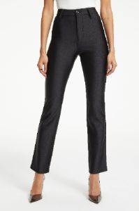 COMPRESSION SHINE STRAIGHT LEGGINGS | BLACK001 sold by Good American