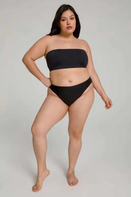 HIGH SHINE BETTER BIKINI BOTTOM | BLACK001 sold by Good American