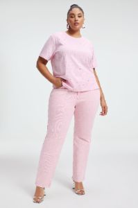 EMBELLISHED TEE | ROSEQUARTZ001 sold by Good American