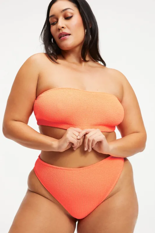 ALWAYS FITS BETTER BAND BIKINI TOP | ORANGE CREAM001 sold by Good American