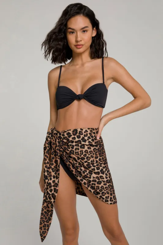 LEG DAZE SARONG | LEOPARD004 sold by Good American
