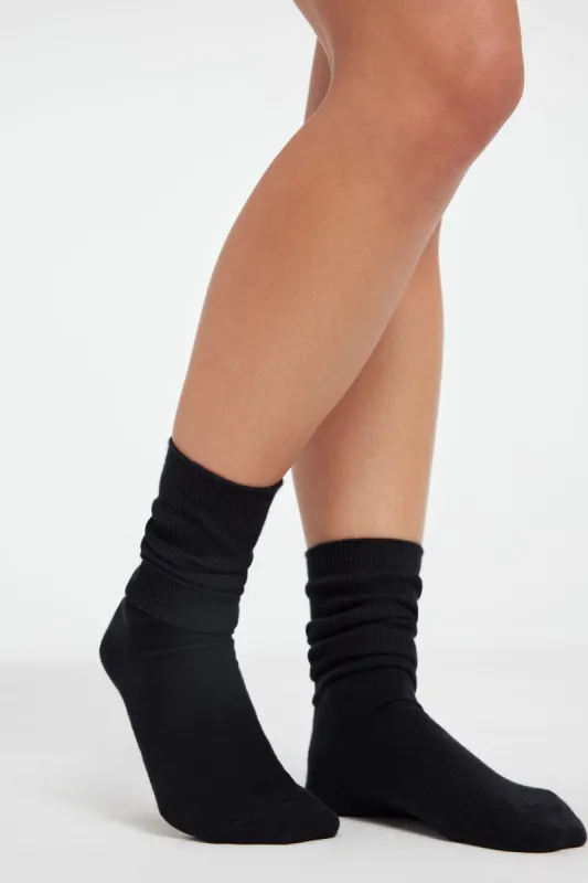 GOOD KNIT SOCKS | BLACK001 sold by Good American