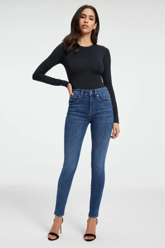 GOOD LEGS SKINNY JEANS| INDIGO437 sold by Good American