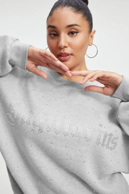 SAGITTARIUS BOYFRIEND SWEATSHIRT | SAGITTARIUS sold by Good American