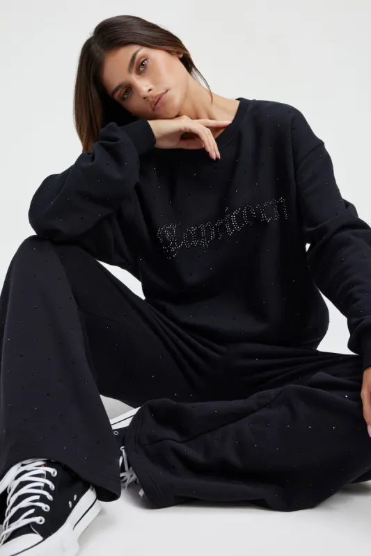 CAPRICORN BOYFRIEND SWEATSHIRT | CAPRICORN sold by Good American