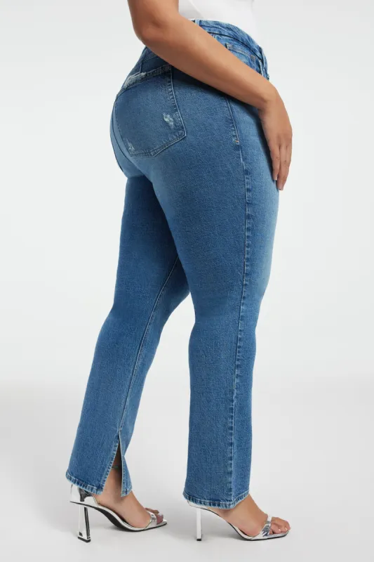 GOOD ICON  JEANS | INDIGO344 sold by Good American