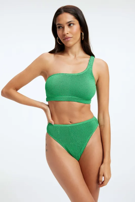 ALWAYS FITS METALLIC SHOULDER TOP | SUMMER GREEN002 sold by Good American