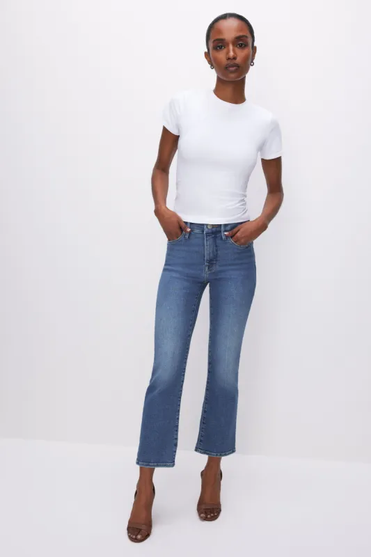 GOOD PETITE STRAIGHT JEANS | INDIGO392 sold by Good American