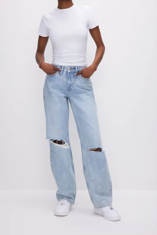 GOOD PETITE '90s JEANS | BLUE542 sold by Good American