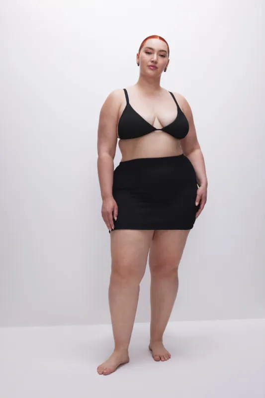ALWAYS FITS MINI SKIRT | BLACK001 sold by Good American