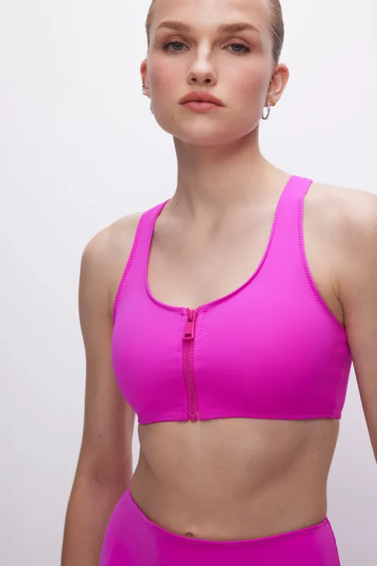COMPRESSION SWIM TOP | FUCHSIA PINK001 sold by Good American