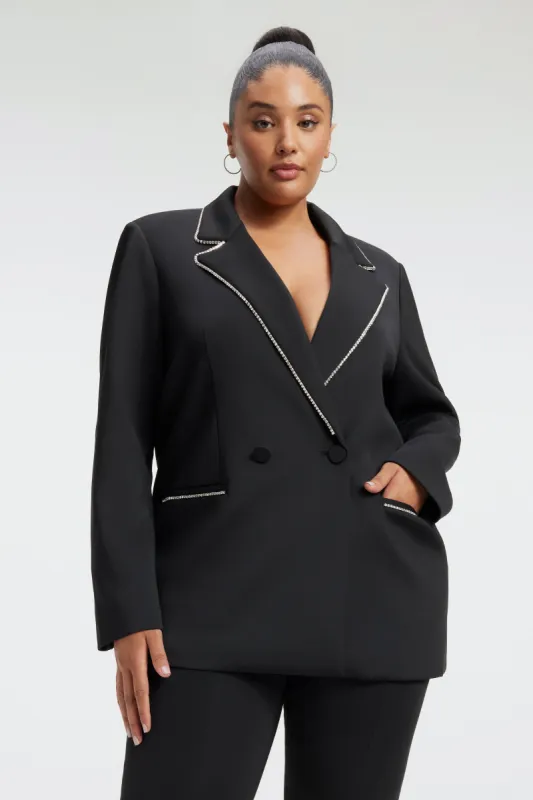 SCUBA DIAMOND BLAZER | BLACK001 sold by Good American